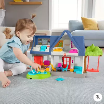 Buy Fisher-Price Little People Play House Playset - Kids Playset Toy - Musical Toys • 52.99£