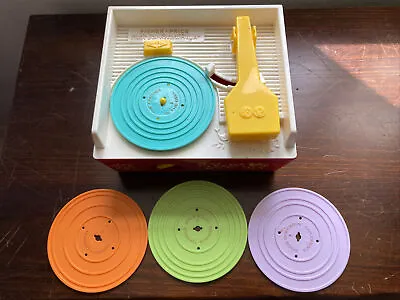 Buy Fisher Price Music Box Child's Record Player 2010 4 Records Working • 20£