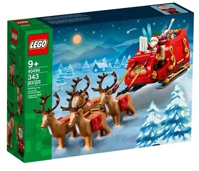 Buy Brand New Sealed Rare LEGO Santa’s Sleigh - 40499, 343pcs, Christmas • 49.99£