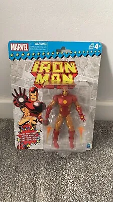 Buy Marvel Legends Vintage Iron Man Retro 6” RARE Wave 1 Hasbro OOP Boxed New Sealed • 30£