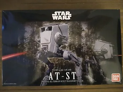 Buy Star Wars: AT-ST All Terrain Scout Transport 1:48 Scale Model Kit Set By Bandai • 37.99£