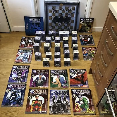 Buy Huge Eaglemoss DC Chess Set Includes Chess Board, 22 Boxed Models & 21 Comics • 284.95£
