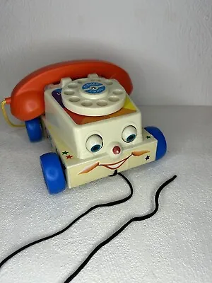 Buy Fisher Price: Pull Along Chatter Phone (vintage) • 6.99£