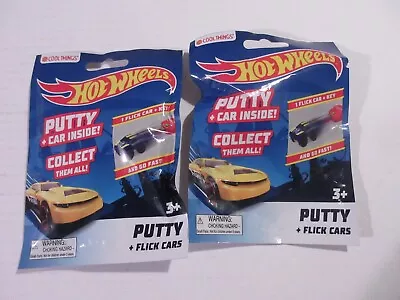 Buy 2 Hot Wheels Putty Flick Cars Blind Bags New & Sealed • 3.95£
