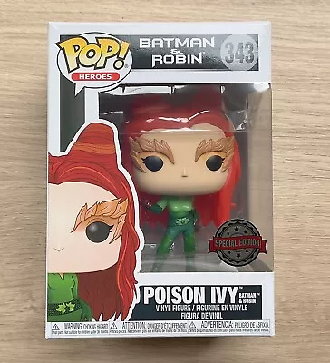 Buy Funko Pop DC Heroes Batman & Robin Poison Ivy #343 + Free Protector • 11.99£