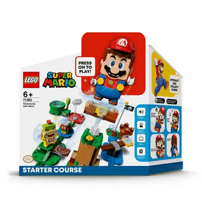 Buy LEGO Super Mario Adventures With Mario Starter Course 71360 Minor Damage To Box • 47£