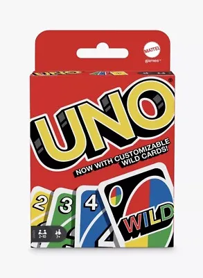 Buy Mattel Games UNO, Classic Card Game For Kids And Adults For Family Game Night • 7.25£