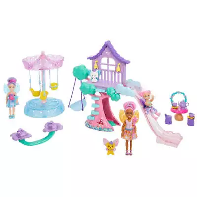 Buy Barbie Chelsea Dolls With Fairytale Playset, Treehouse And Carousel • 54.99£