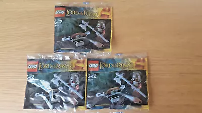 Buy 3x LEGO 30211 The Lord Of The Rings Uruk-Hai With Ballista Brand New • 45£