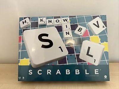 Buy Mattel Games Scrabble, English Version, Original Classic - Crossword Board, New • 9.99£