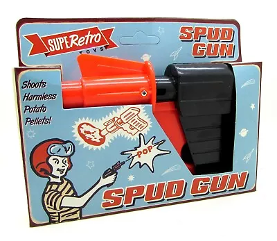 Buy Spud Gun Retro Pistol Toy - Shoots Harmless Potato Pellets - Party Bag Filler • 7.95£