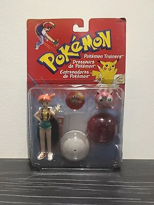 Buy Brand New 1999 Hasbro Pokémon Trainers Figure Misty Jigglypuff • 79.95£