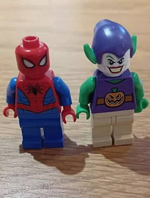 Buy Lego Spiderman And Green Goblin Minifigures • 8.99£