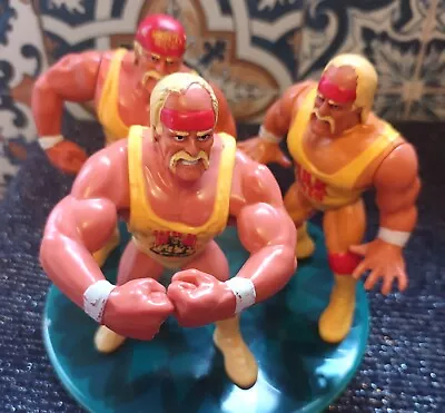 Buy X3 Hasbro WWF/WWE Hulk Hogan ‘Hulkster Rules’ Wrestling Action Man Figure's  • 15.55£