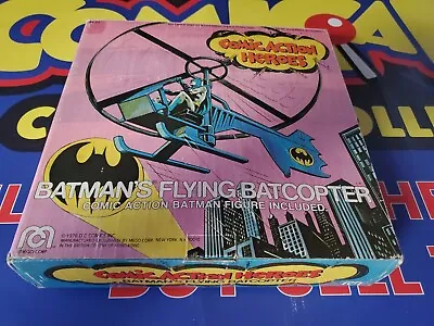 Buy 1976 MEGO Comic Action Heroes Batmans Flying Batcopter Vintage Toy Complete! MIP • 448.86£