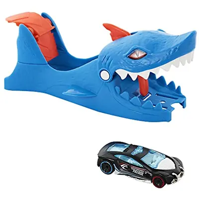Buy Hot Wheels Nemesis Shark Launcher And Vehicle New Kids Childrens Toy • 9.99£