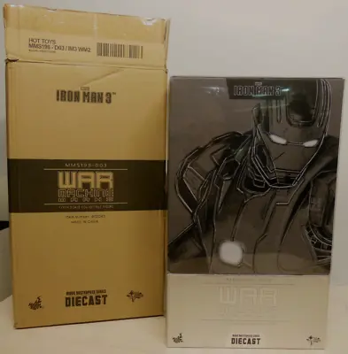Buy Hot Toys MMS198-D03 Diecast Iron Man 3 Collectible Figure 1/6 Scale War Machine • 298.91£