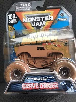 Buy Monster Jam Mystery Mudders Grave Digger Truck - Wash Off Mud To Reveal Series 1 • 18£