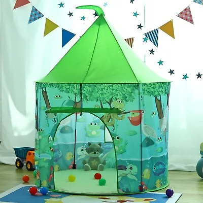 Buy Large Jungle Kids Pop Up Tent Indoor Outdoor Childs Creative Play House Toys • 23.99£