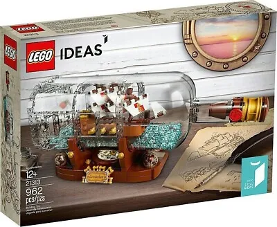 Buy Lego 21313 Ship In A Bottle Ideas 2018 Rare Sealed Collectible Bnisb • 145.64£