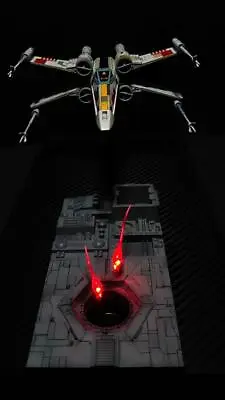 Buy Built & Painted Bandai 1/72 Diorama X-Wing Starfighter With LEDs  Star Wars • 492.09£