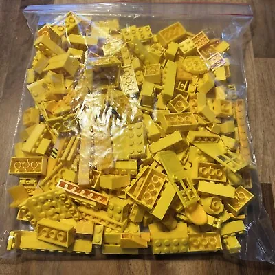 Buy 500g Bag Of Lego Mixed Bricks & Parts Yellow • 10£