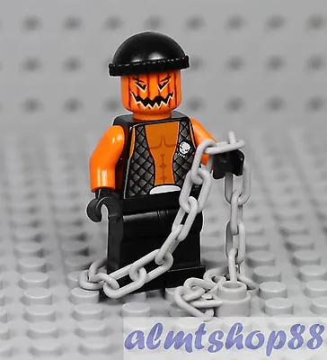 Buy LEGO - Pumpkin Head Crook Evil Minifigure - Halloween Zombie Jack O' Lantern • 6.62£
