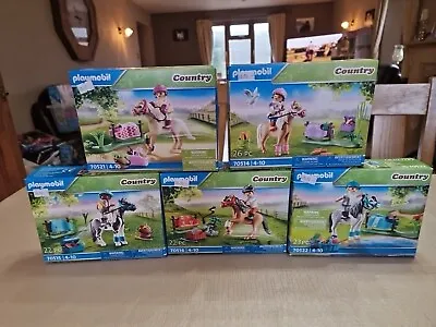 Buy Playmobil Country Horse & Riders Bundle 70515, 70516, 70522, 70521, 70514 New • 42£
