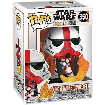 Buy Funko Pop! Star Wars The Mandalorian Incinerator Stormtrooper #350 New In Box • 11.99£