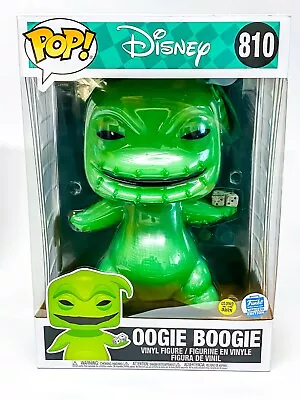 Buy Nightmare Before Christmas Oogie Boogie 810 GITD 10’ Funko With Pop Protector • 59.99£
