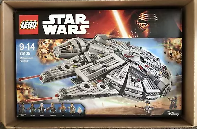 Buy Lego Set 75105. Star Wars Millennium Falcon BNIB. Retired Set, MINT CONDITION • 169.95£