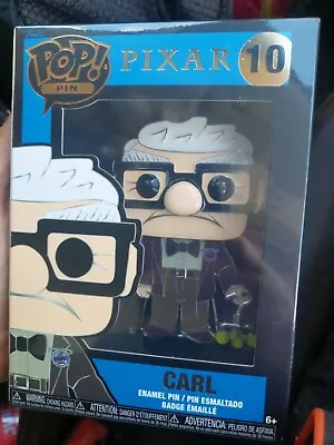 Buy Funko Pop Pin Disney Pixar Carl 10 UP Collectable With Stand NEW UK • 9.99£