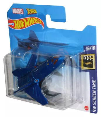 Buy Marvel X-Men Hot Wheels HW Screen Time 10/10 X-Jet (2021) Blue Toy Plane - (Sho • 15.10£
