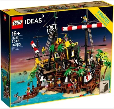 Buy Lego Ideas 21322 Pirates Of Barracuda Bay- Brand New In Sealed Box - Retired Set • 299.95£