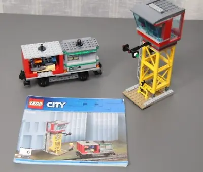 Buy Lego Train City Cargo Signal Box Control Centre Tower And Box Carriage 60198 • 28.99£