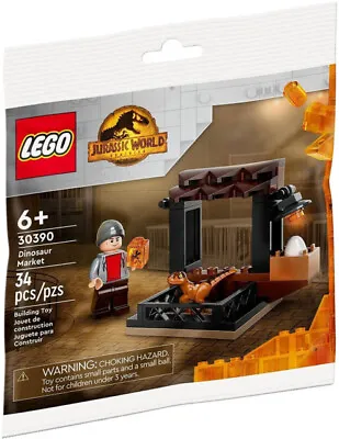Buy LEGO Jurassic World: Dinosaur Market (30390) Polybag Rex Kids Toy • 3.98£