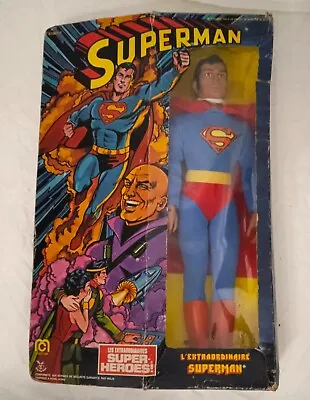 Buy Superman The Extraordinary Mego France 12 Inch Doll Figure Dc Comics Batman • 512.67£