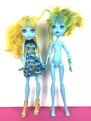 Buy Lot Of 2 Monster High Doll Lagoona Blue 13 Wishes • 26.76£