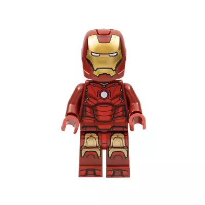 Buy LEGO Iron Man Figure - Mark 3 Armor, Helmet - Sh825 • 12.85£