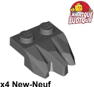 Buy LEGO 4x Plate Modified 1x2 Claw Leg Three Claws Dark Grey/Dark B Gray 27261 • 1.50£