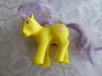 Buy Hasbro 1987 Vintage Yellow My Little Pony Used • 6£