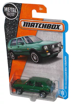Buy Matchbox Dark Green '90 Volkswagen Golf Country (2016) Die-Cast Toy Car 4/125 • 24.88£