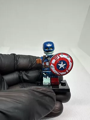 Buy Zombie Captain America Lego Minifigure Marvel. • 15£