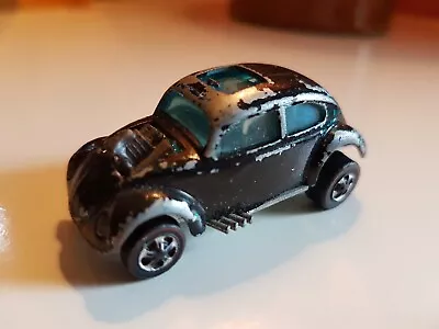Buy Vintage Mattel Hot Wheels Redline Custom VW Volkswagen Beetle Green • 10.99£