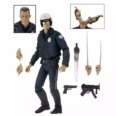 Buy NECA Terminator 2 Ultimate T-1000 (Motorcycle Cop) Action Figure Model Toy New • 34.99£