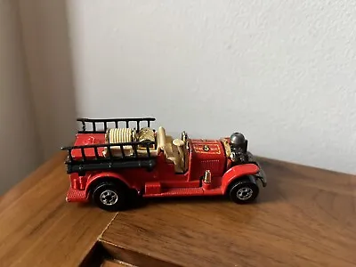 Buy Hot Wheels Die Cast Old N 5 Fire Engine Red/Black/Gold Mattel 1980 Malaysia • 3.99£