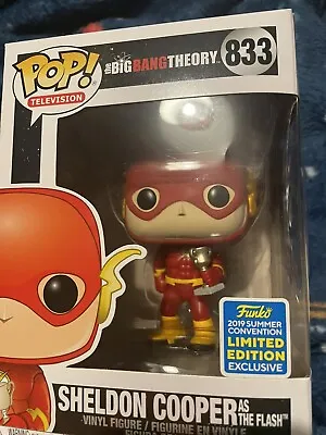 Buy Funko Pop Sheldon Cooper As The Flash#833 Not Mint See Pics • 79.99£