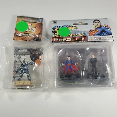 Buy Heroclix Lot New Sealed Superman Quick Start Kit And Iron Man Neca • 5.94£