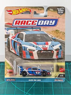 Buy Hot Wheels Race Day Audi R8 Lms Car Culture D Case Real Riders 3/5  1/64  • 13.99£