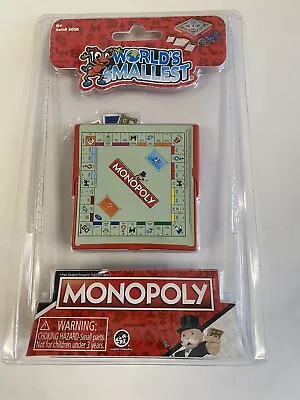 Buy MONOPOLY Travel Board Game, Worlds Smallest By Super Impulse / Hasbro NEW • 8.53£